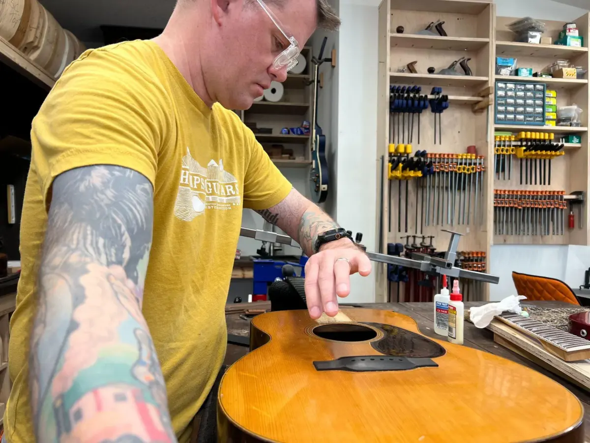 Todd Lunneborg at the bench